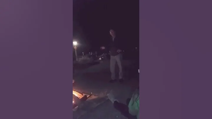 Phil McKenney telling Scary Tales during Halloween