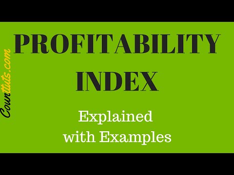 Profitability Index | Explained with Examples