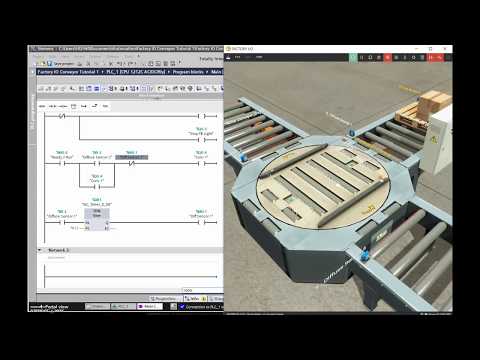 Siemens TIA Portal & Factory IO (Creating the PLC Program for Conveyor Sequence, Siemens S7-1200)