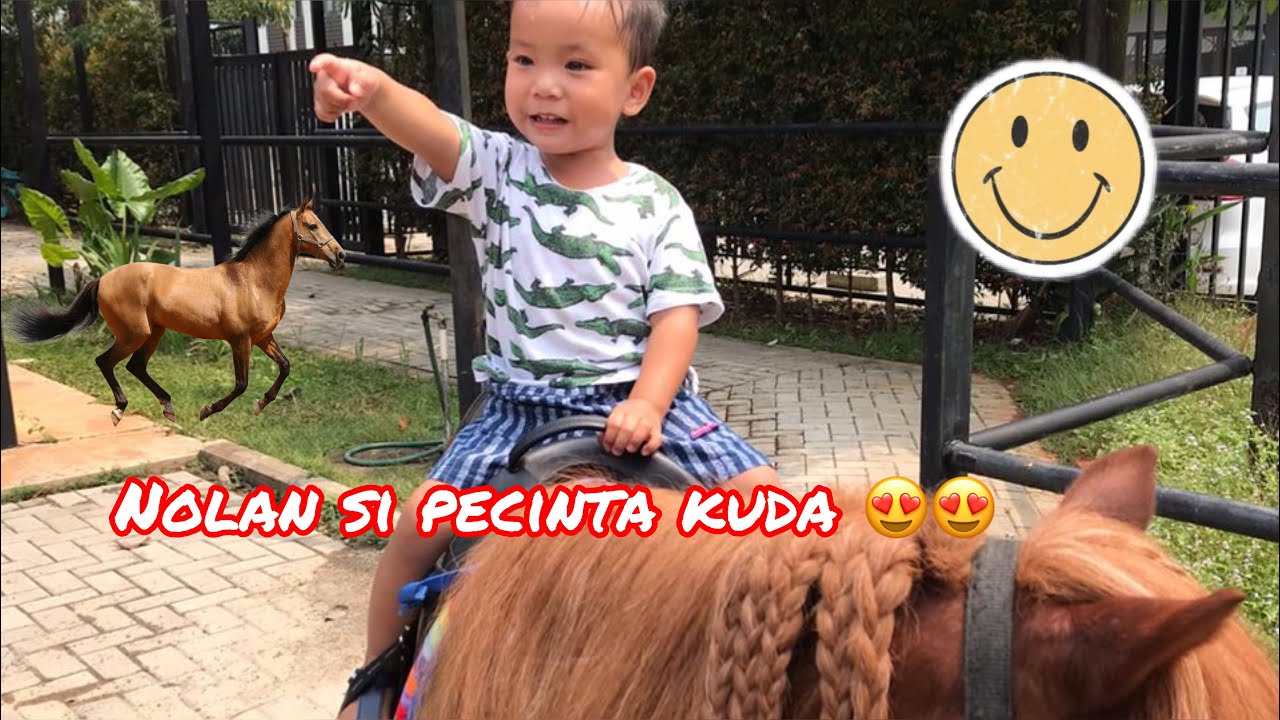 Nolan Naik delman II Pasar Pagi Palem Semi Tangerang