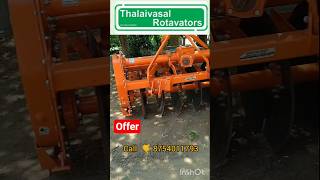 🚜 6 Feet Disc Rotavator 🚜