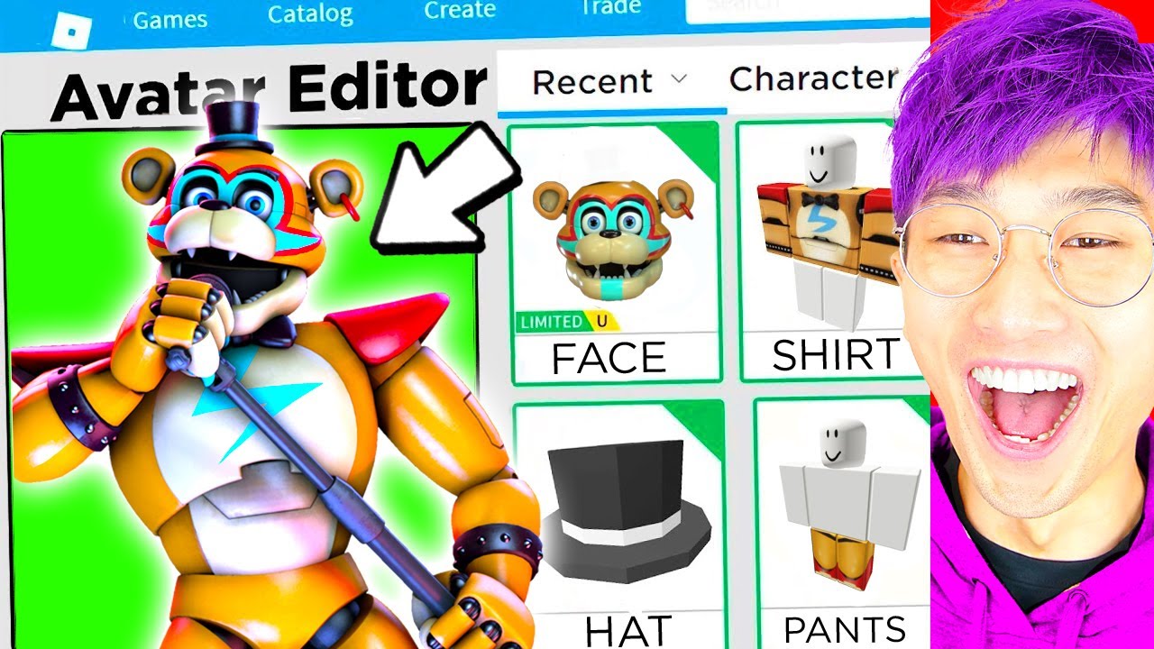 MAKING GLAMROCK FREDDY A ROBLOX ACCOUNT!? (FIVE NIGHTS AT FREDDY\'S ...