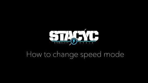 How to adjust the "speed modes" on a STACYC 12, 16 and 16 Brushless bike