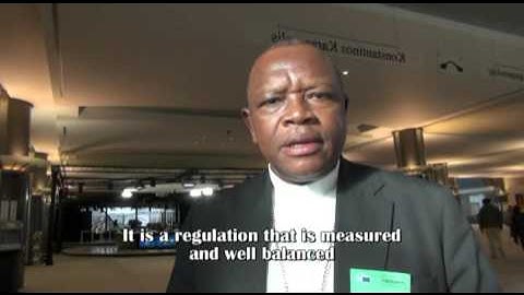 Mgr Ambongo (DRC) interviewd at the EP about conflict minerals