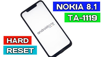 Nokia 8.1 Ta-1119 hard reset forgot lock.||@TadrishinfoTech||