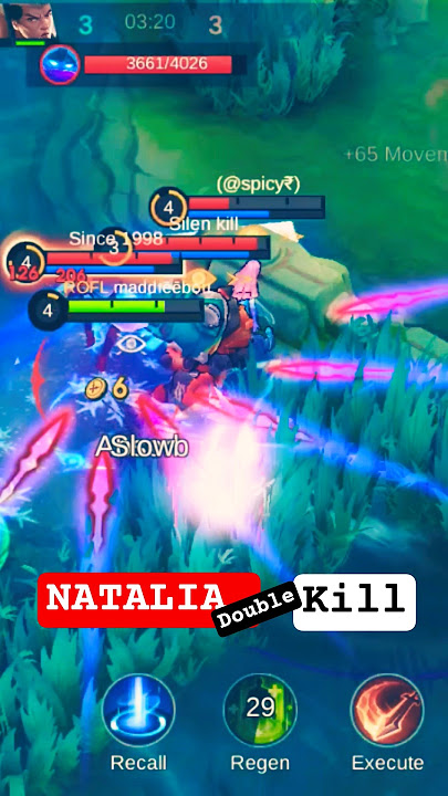 A Quick Double Kill By Natalia! #mlbb