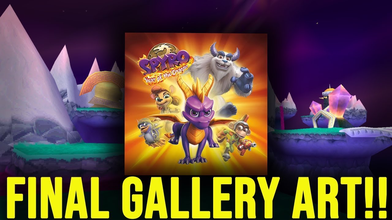 Spyro 3 Art Gallery All Skill Points Found Youtube