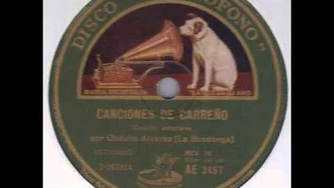 Obdulia Alvarez Canciones De Carreno HMV AE 2457 7...