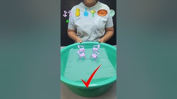 TRY TO GUESS HOW MANY TISSUE PAPER IT TOOKS! #asmr #satisfying #experiment#water