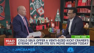 Starbucks CEO Laxman Narasimhan talks Q4 earnings with Jim Cramer