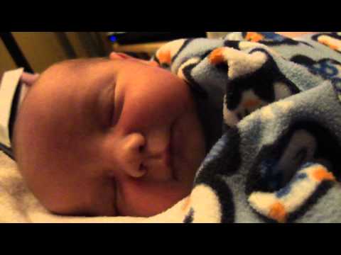 Newborn Isaac Sleeping