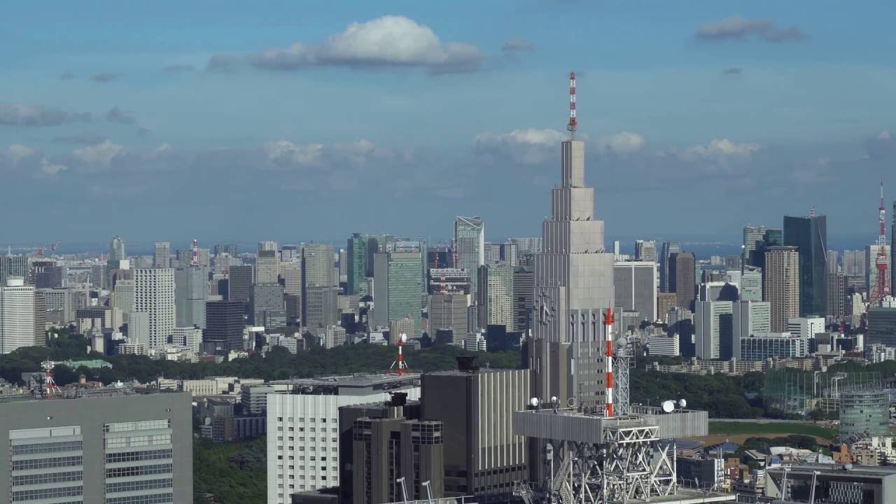 Scenic View of Tokyo in 4K