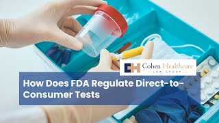 Hoe reguleert de FDA Direct-to-Consumer-tests?