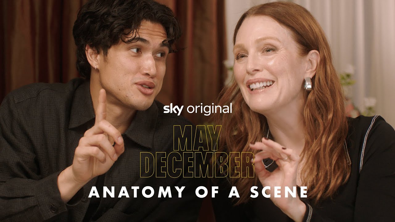 Charles Melton & Julianne Moore sit down to discuss THAT package scene!