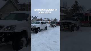 Your yearly winter Toyota reminder 😤 #lexusgx470 #lexusoffroad #automobile #overland #winter