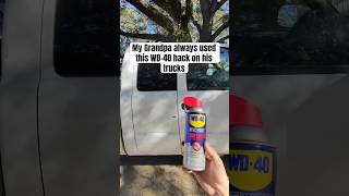 My grandpas WD-40 hack😱 #automobile #trucks #mechanic #car #dieseltrucks #auto #lifehacks