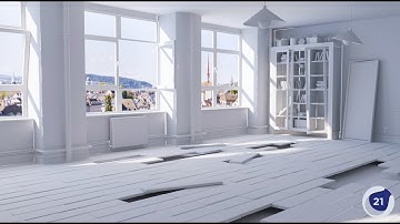 Realistic Interior Lighting in Cinema 4D R21 (Physical Render Tutorial)