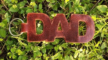 How To Make Leather Keychain Using Cricut Design Space/cutting leather with Cricut