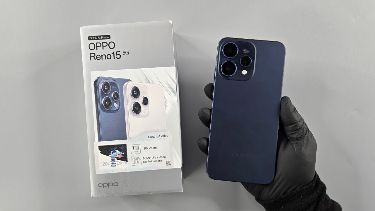 Oppo RENO 15 Blue Unboxing - ASMR