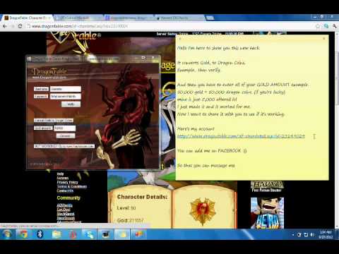 Dragonfable Dragon Coins Hack 2012