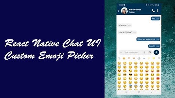 React Native Chat UI | Custom Emoji Picker with Animation
