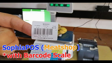 SophiaPOS  TM-A Barcode Scale