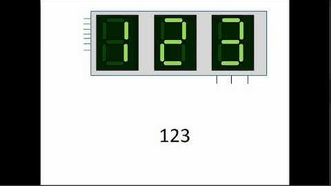 PIC18F interfacing Seven-Segment display