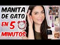 MANITA DE GATO EN 5 MINUTOS!! MAQUILLAJE FÁCIL PARA EL DIARIO | MARIEBELLE COSMETICS