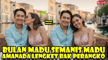 HEBOH! Amanda "Lengket Bak Perangko" pada Kenny di Bulan Madu ! Keromantisan Pasangan Ini Gempar
