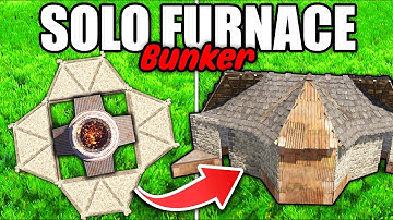 PERFECT Solo Starter Bunker Base With Large Furnace – Rust 2025