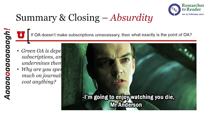 Summary & Closing  Mark Carden