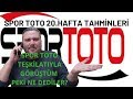 SÜRPRİZLERİ YAKALAMA UMUDUYLA 33. Hafta Spor Toto İddaa ...