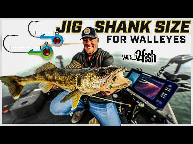 Jig and Minnow Walleyes  Best Jig Hook Shank Size 