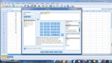 #SPSS V.23: Lesson 12 حساب متغير جديد Compute
