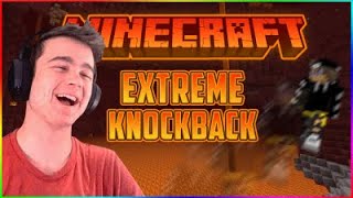 Minecraft's Extreme Knockback Mod is Stupidly Funny