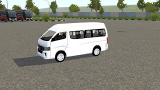 แจกมอดรถ ตู้ สีขาว สวยมาก เหมือนจริง -bus simulator indonesia