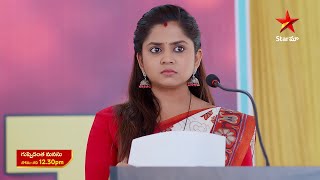 Guppedantha Manasu - Promo | 15th Apr 2024 | Star Maa Serials | Mon-Sat at 12.30 PM | Star Maa
