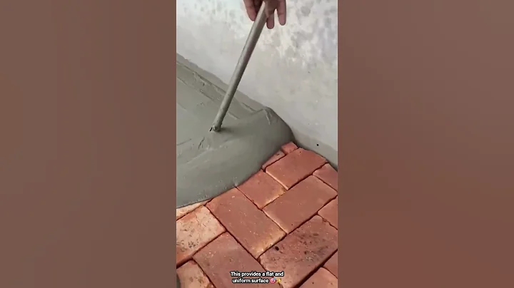 Applying Cement Mortar on Brick Floors for Smoothness and Durability