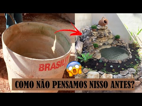 Vídeo: Cachoeiras artificiais em paisagismo. Cachoeiras decorativas DIY no apartamento