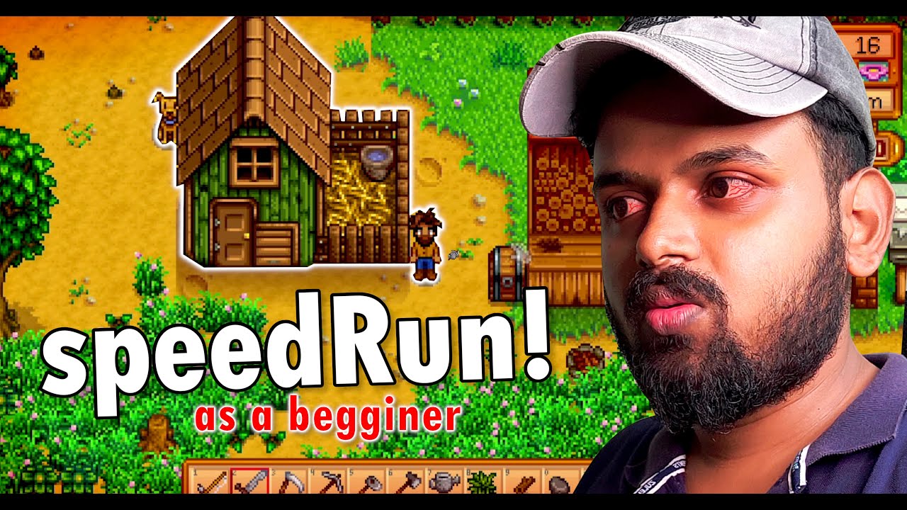 Creating cozy coop (speed run) is not a good decision😨 - Stardew valley