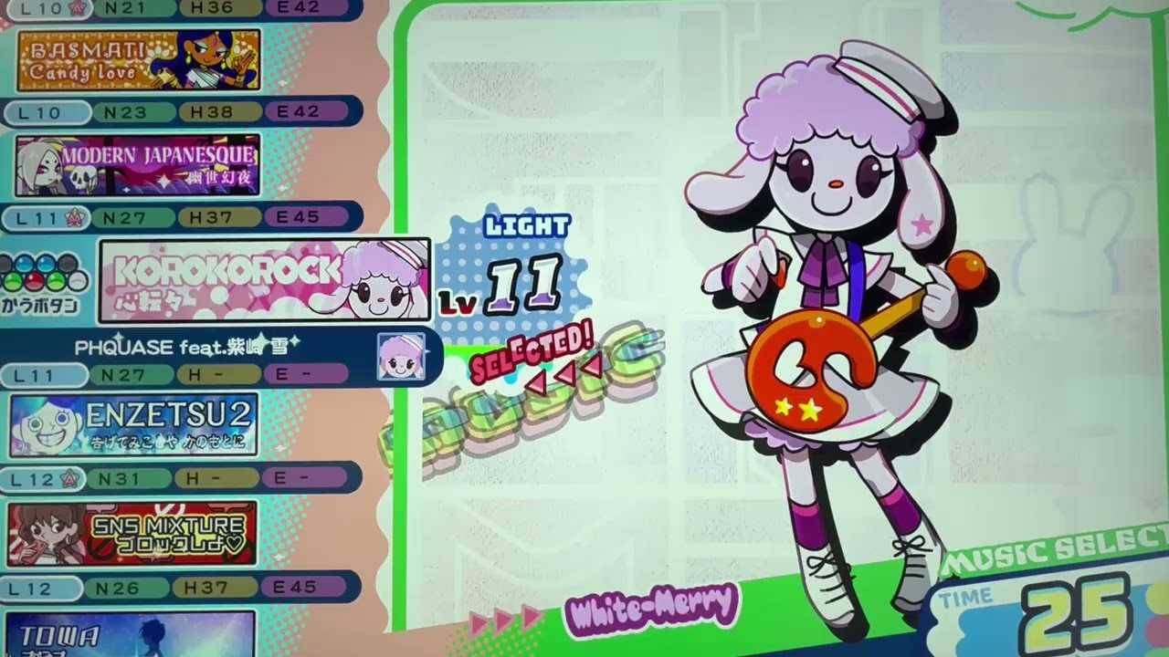 ポップンミュージック新キャラホワイトメリー - YouTube