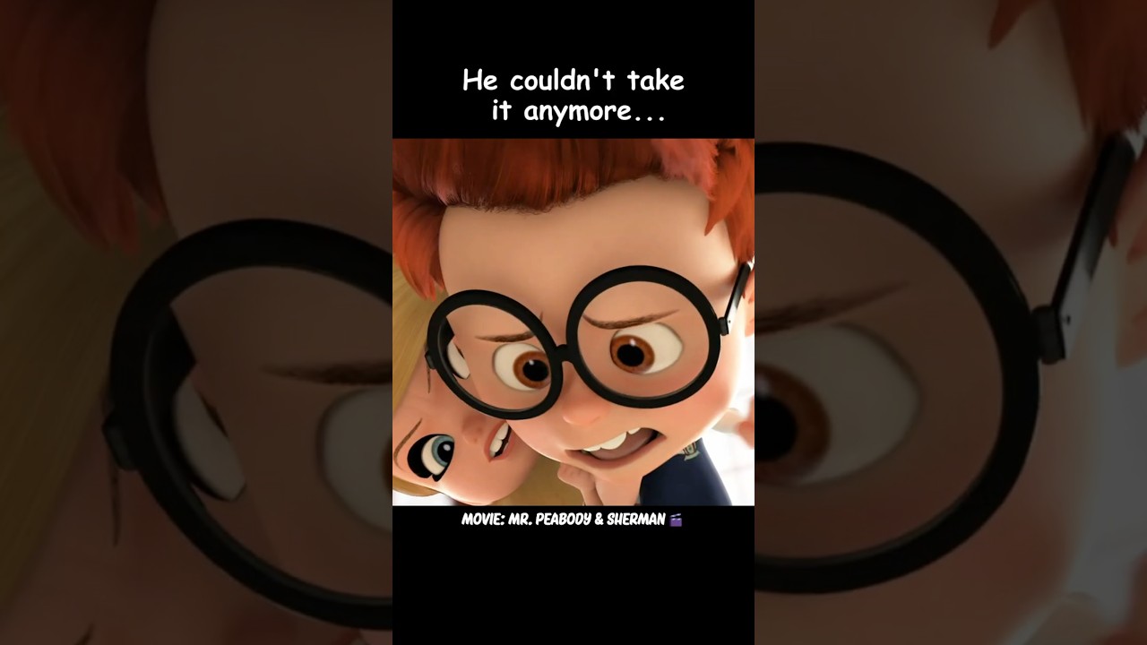 She pushed him too far 💀😭|#movie #mrpeabody