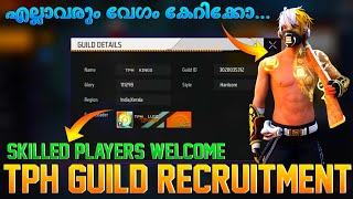 Kl top free fire guild recruitment | 2023 join fast | daily guild war & tournament | in Malayalam