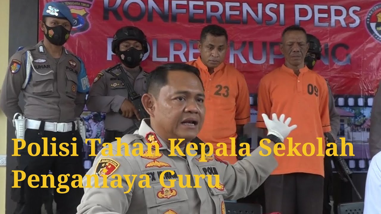 Polres Kupang Tahan Kepala Sekolah Penganiaya Guru