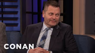 Nick Offerman: Ron Swanson Loves Powerful Women | CONAN on TBS