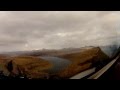 HD COCKPIT flight - THE FAROE ISLANDS - A peacefull moment - The Waterfall in an Avro RJ100