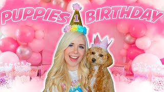 THROWING MY PUPPY AN EPIC BIRTHDAY PARTY!