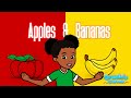 Apples and bananas song  learning vowels with gracies corner  nursery rhymes  kids songs