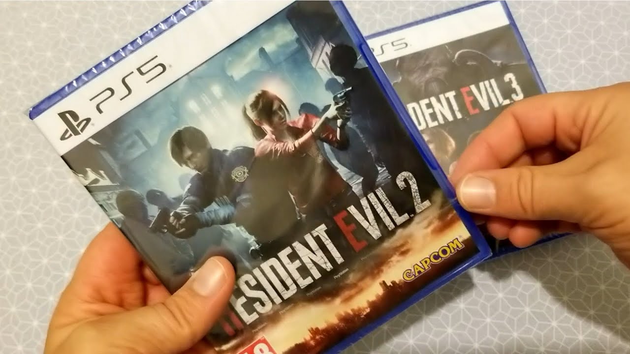 UNBOXING RESIDENT EVIL 2 & RESIDENT EVIL 3 PS5