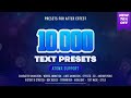 Text Presets Pack | videohive